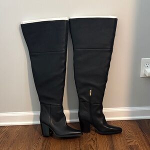 🆕 Vince Camuto Wide Black Over-the-Knee Boots
